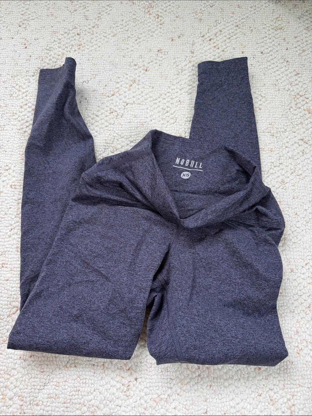 NOBULL Women's Heathered Purple Leggings